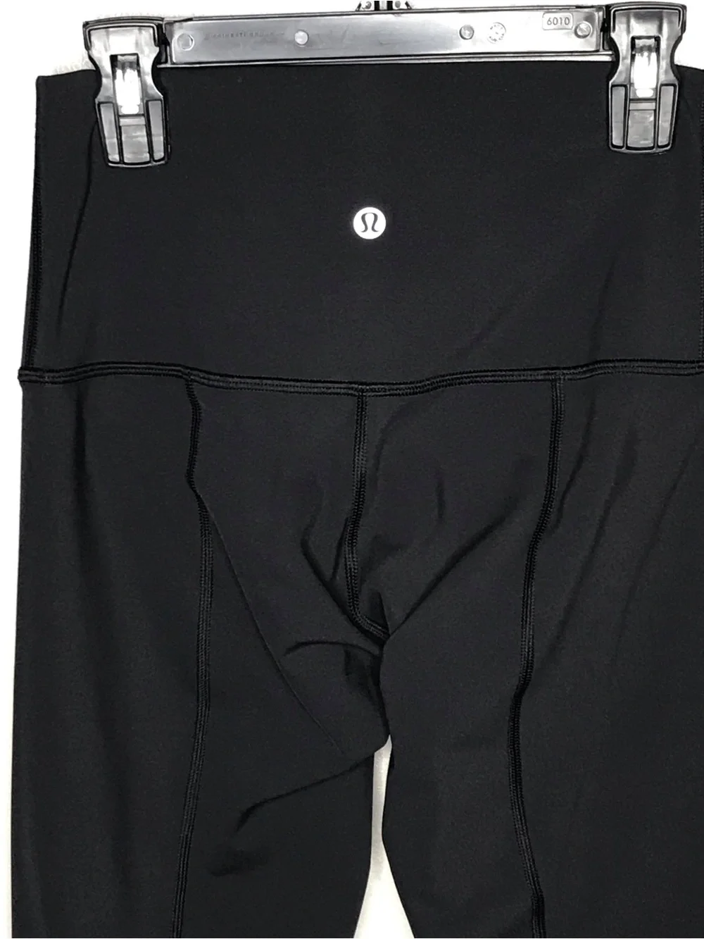 lululemon athletica Wunder Under Roll Down Black High-Rise Leggings Sz 2